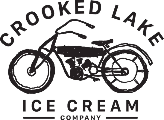 Crooked Lake Ice Cream Company logo